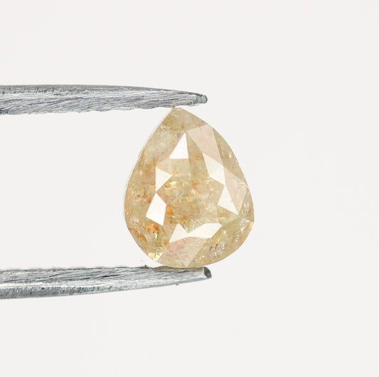 0.73 CT Pear Cut Peach Diamond For Engagement Ring | Peach Pear Natural Loose Diamond For Sale - JayKrishna Diamond