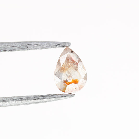 0.23 CT Brilliant Cut Peach Pear Shape Diamond for Proposal Rings and Gifts for Her - JayKrishna Diamond