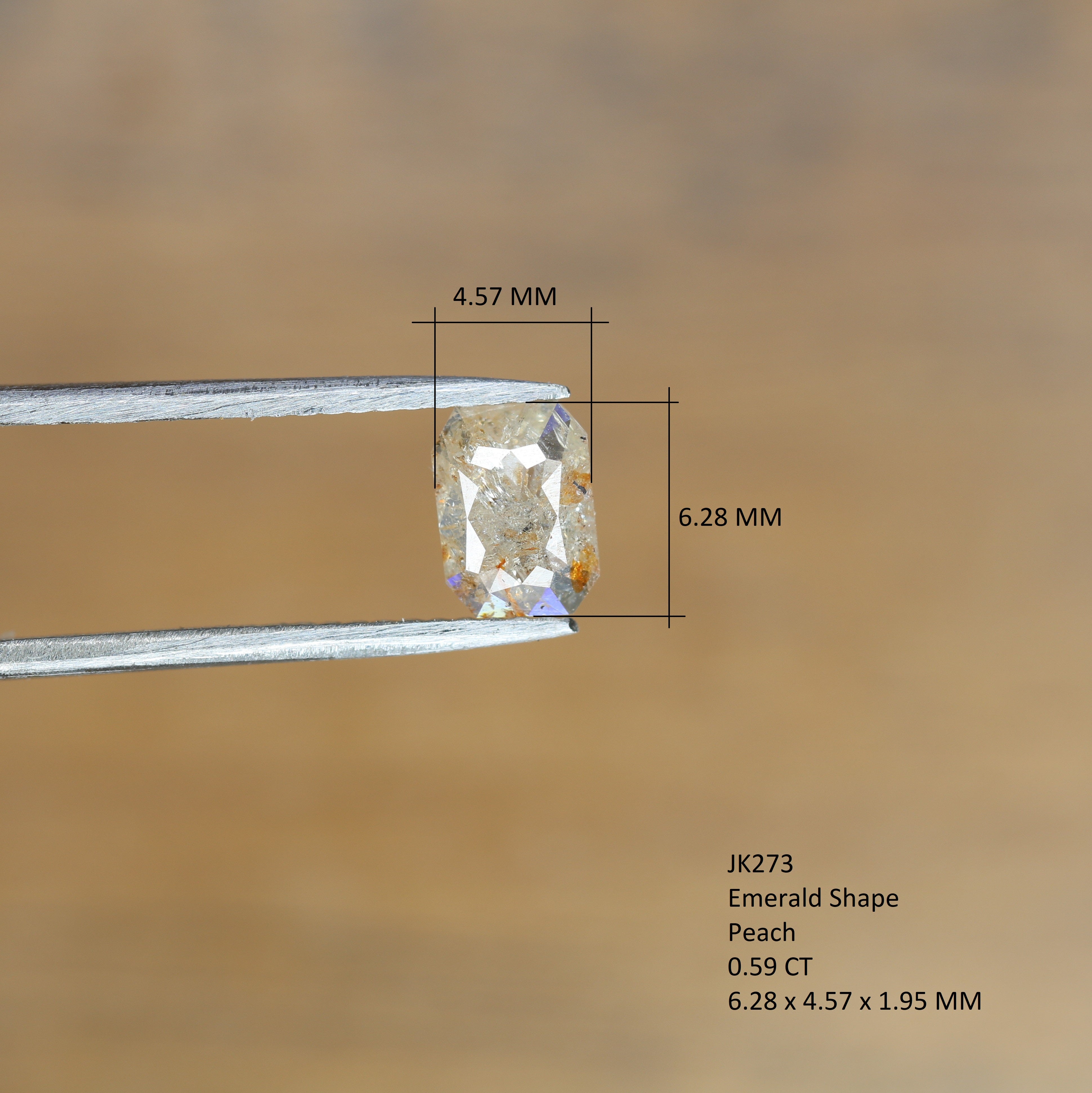 14k Rose Gold Emerald Ring