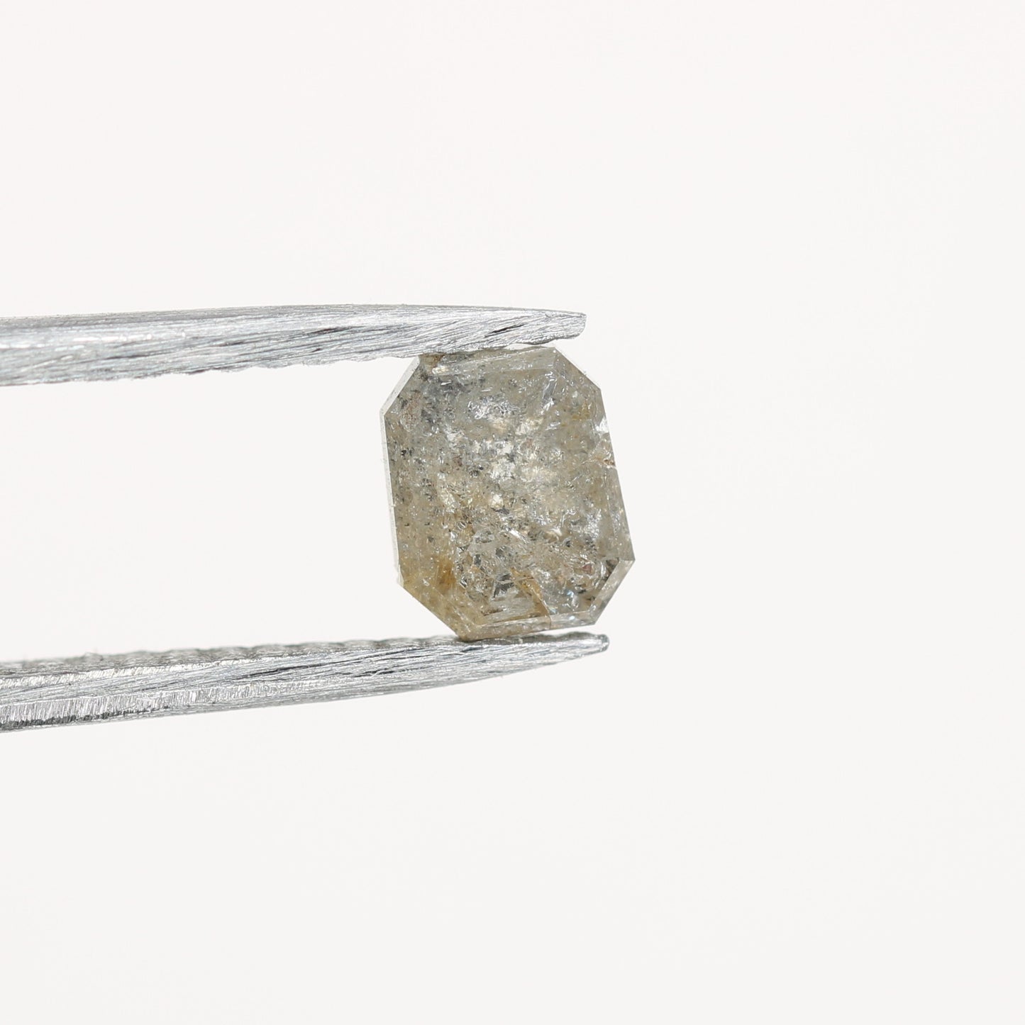 0.67 CT Salt And Paper Emerald Shape Engagement Ring Diamond | Anniversary Gift Diamond Ring