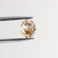 0.33 CT Peach  Oval Shape Diamond For Engagement Ring | Customize Handmade Oval Diamond Jewelry