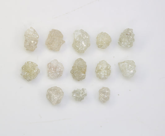 5.41 CT Raw Rough Irregular Cut White Grey Diamond For Engagement Ring - JayKrishna Diamond