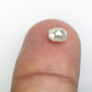 0.68 CT Grey Emerald Cut 4.80 MM Natural Diamond For Statement Ring