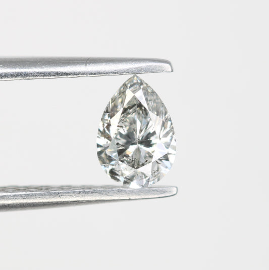 0.36 CT Pear Shape White Diamond | Natural Gemstone for Engagement Rings | Elegant & Ethical Jewelry - JayKrishna Diamond