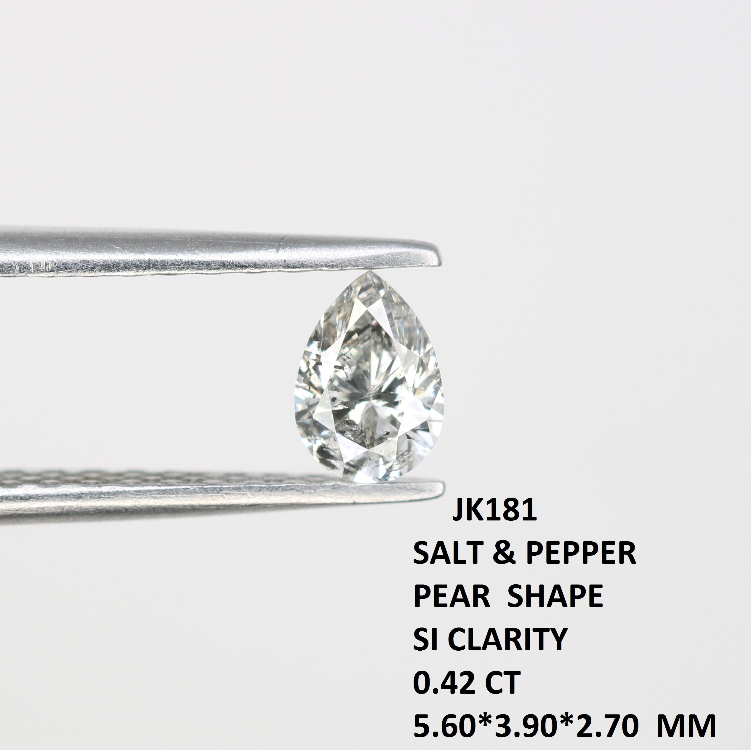 0.36 CT Pear Shape White Diamond For Engagement Ring