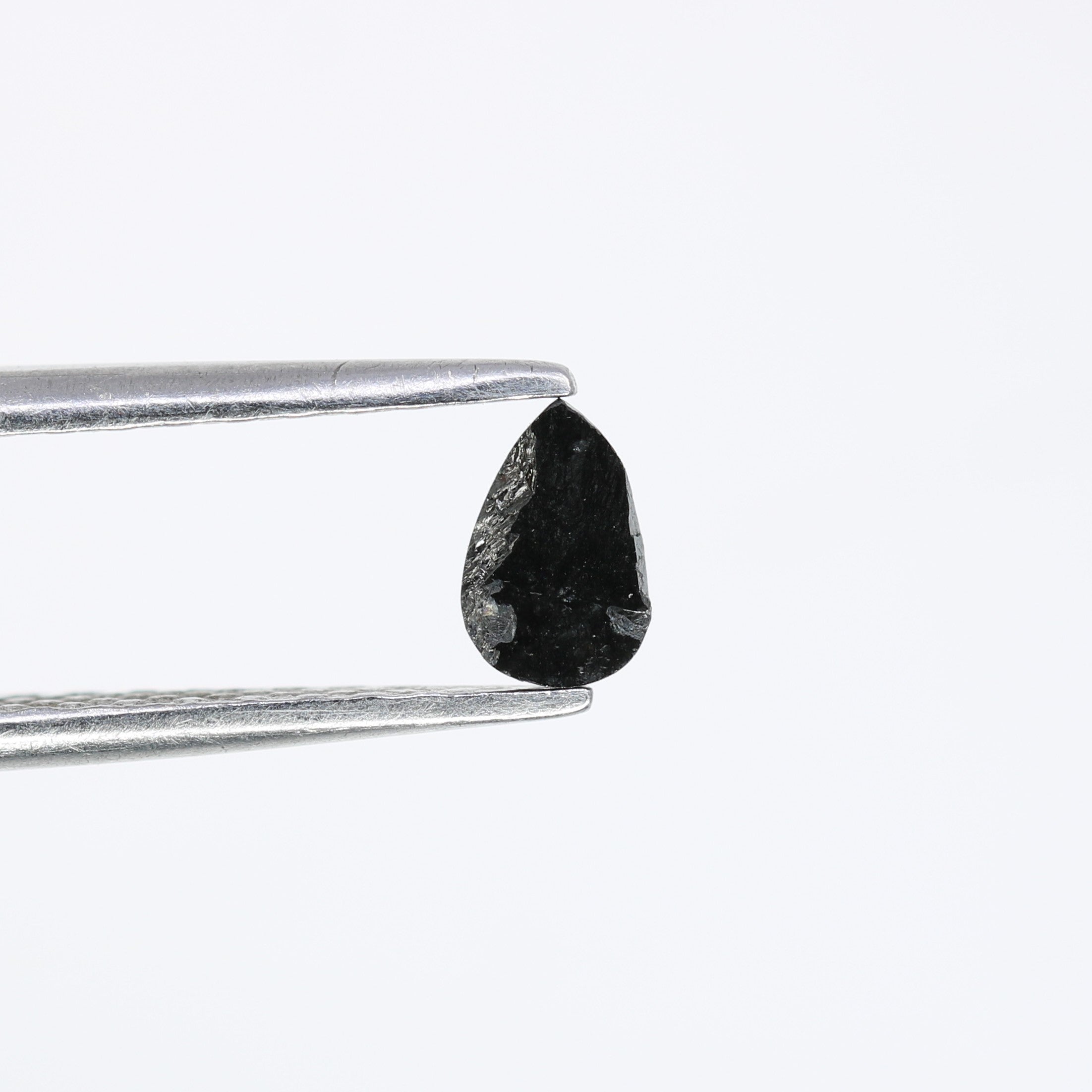 0.24 CT Pear Shape Black Diamond For Engagement Ring