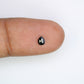 0.14 CT Pear Shape Black Natural Diamond For Engagement Ring