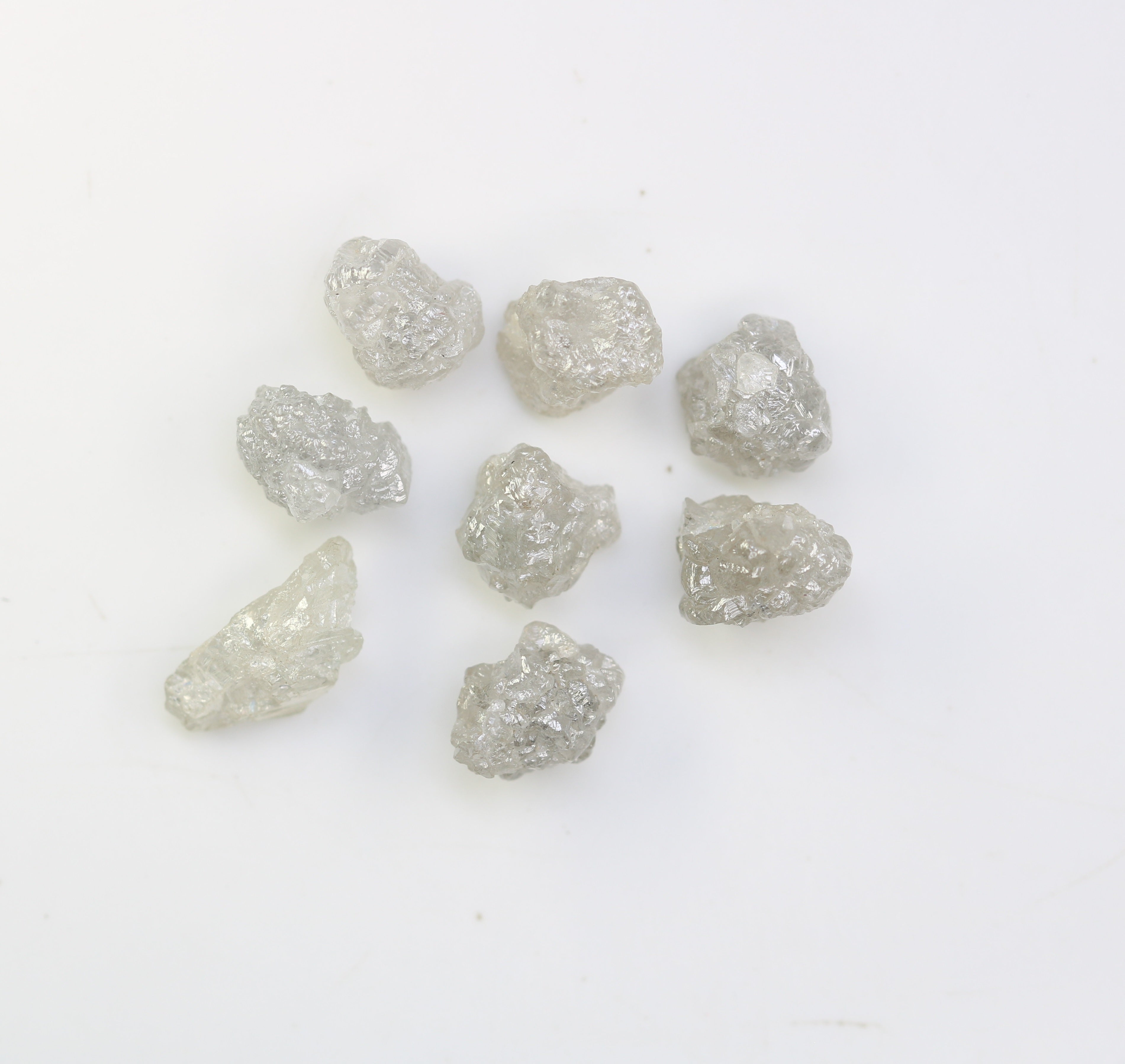 6.22 CT Raw Rough Grey Uncut Diamond For Engagement Ring