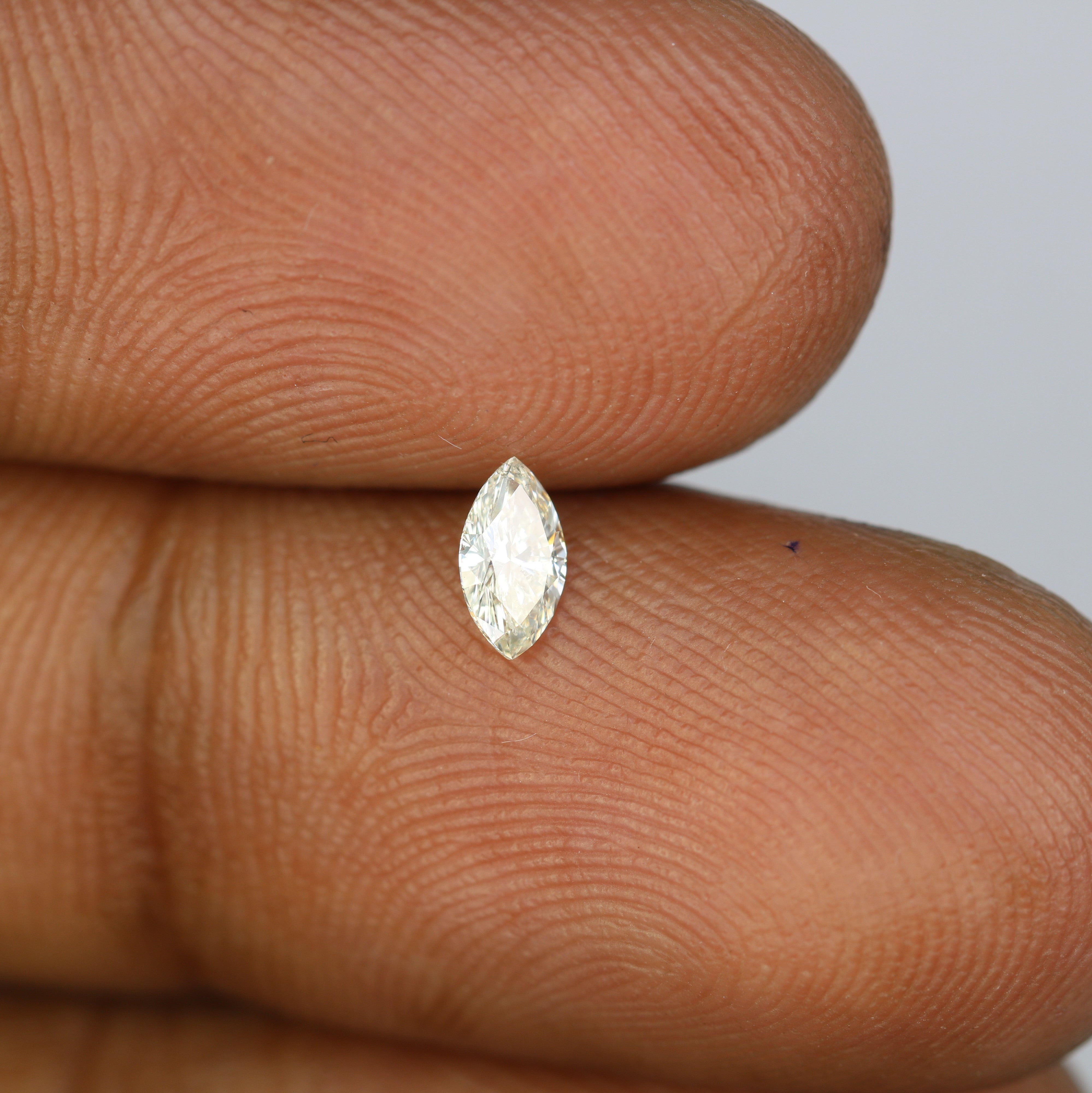 0.22 CT Light Yellow Marquise Shape Loose Diamond For Engagement Ring