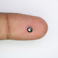 0.19 CT 3.50 x 1.60 MM Round Rose Cut Black Loose Diamond For Engagement Ring