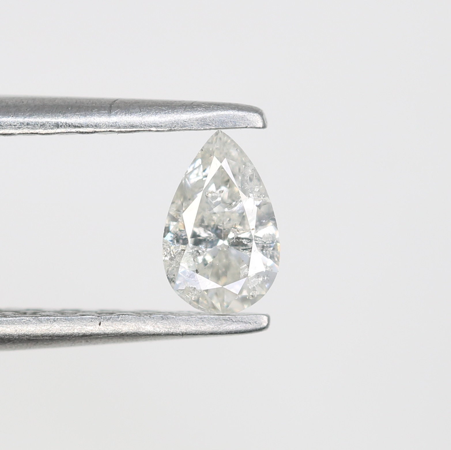 0.22 CT Pear Cut Natural Loose White Diamond For Engagement Ring