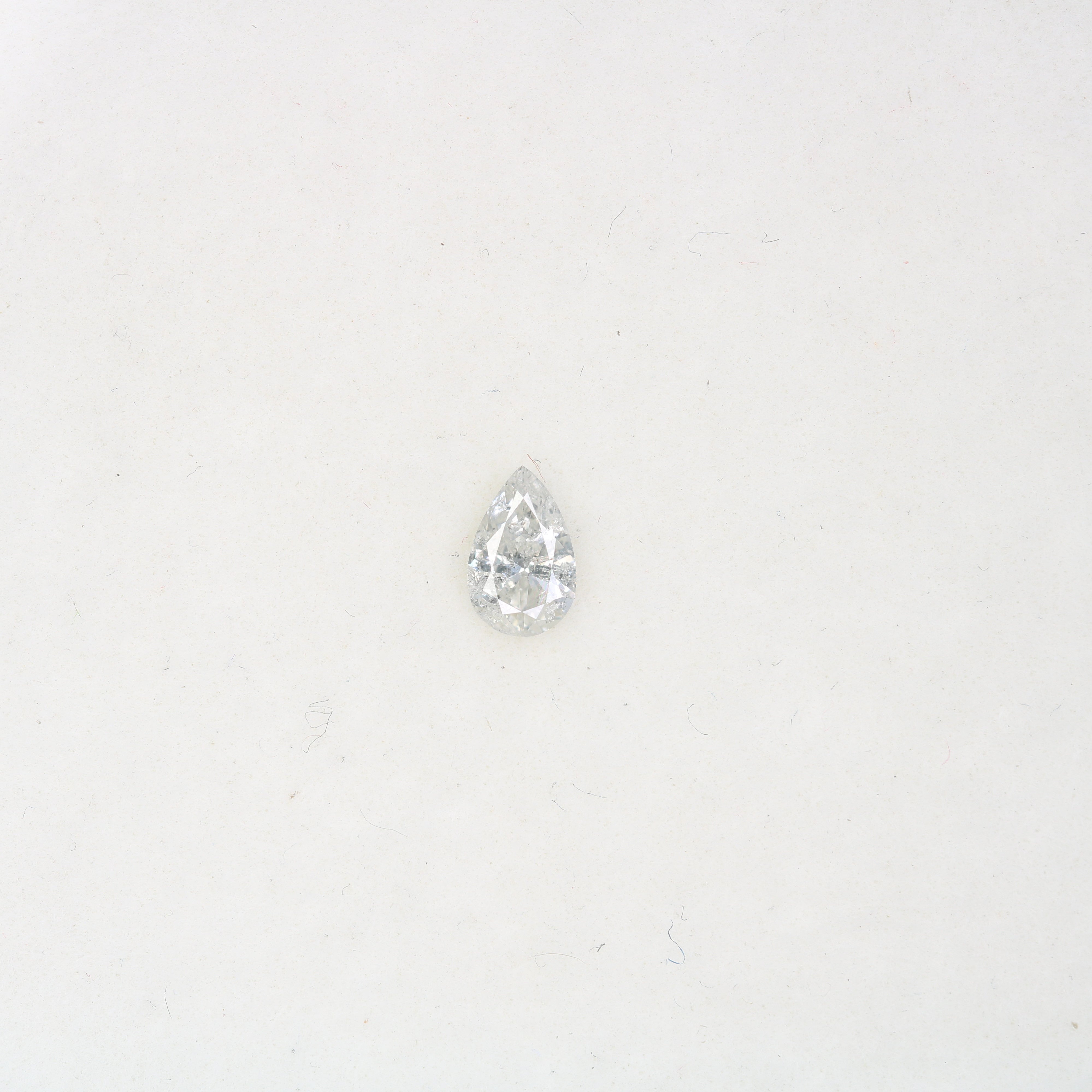 0.22 CT Pear Cut Natural Loose White Diamond For Engagement Ring