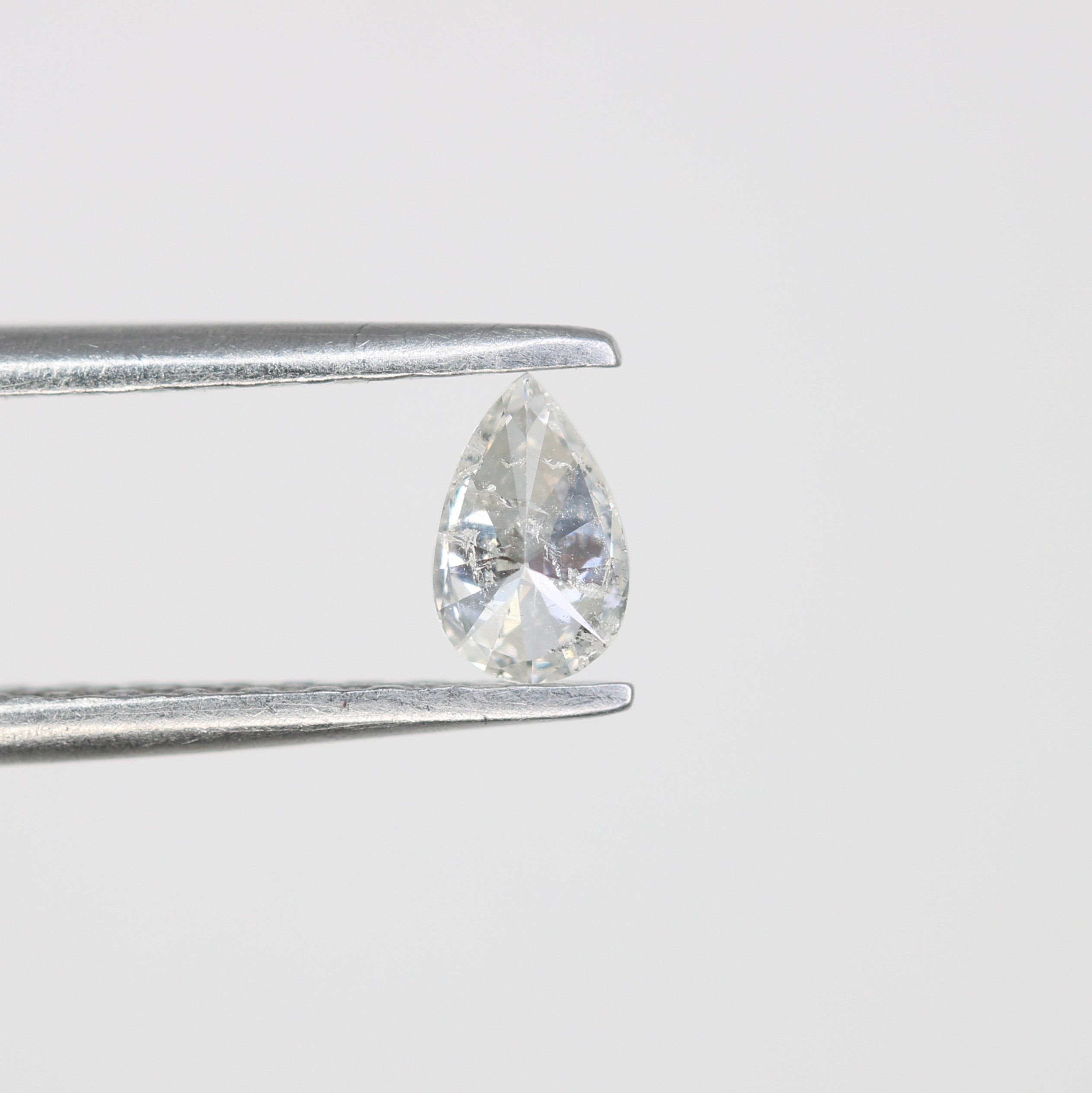 0.22 CT Pear Cut Natural Loose White Diamond For Engagement Ring