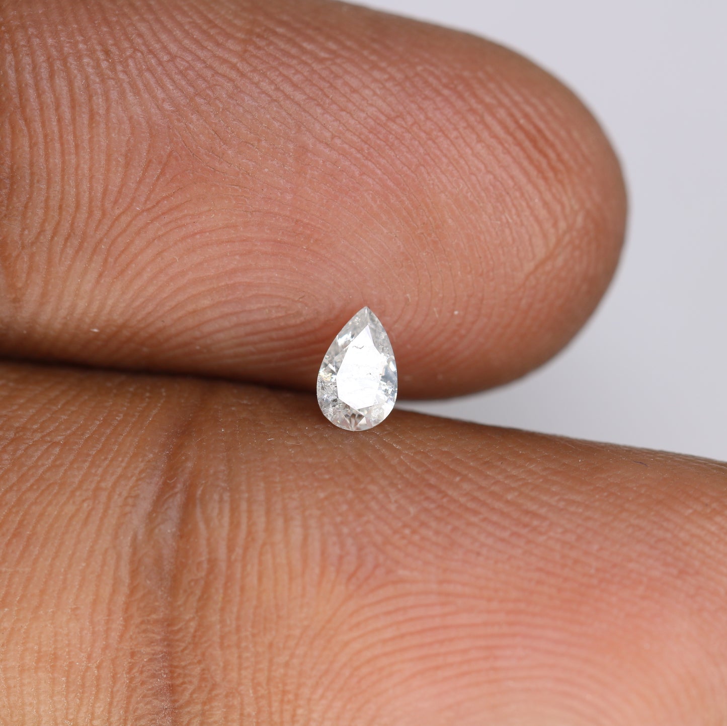0.22 CT Pear Cut Natural Loose White Diamond For Engagement Ring