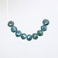2.25 Carat Blue Color Natural Loose Polished Diamond Beads For Diamond Necklace
