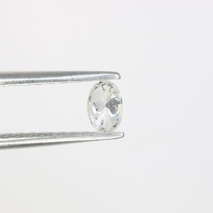 0.22 CT Salt and Pepper Oval Shape Natural Diamond – Ideal for Engagement Rings - JayKrishna Diamond