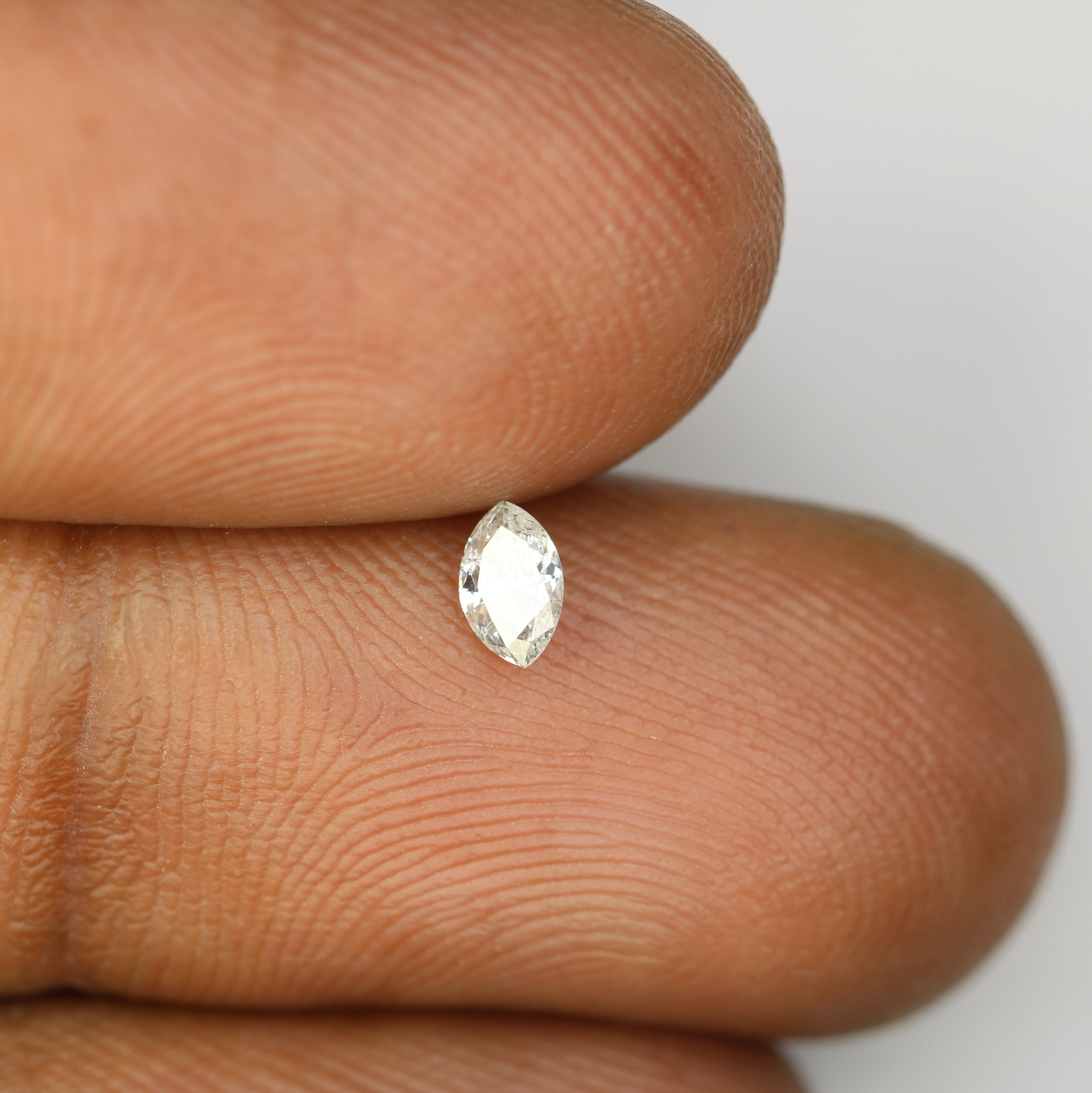0.15 CT Salt And Pepper Marquise Shape Natural Diamond For Engagement Ring