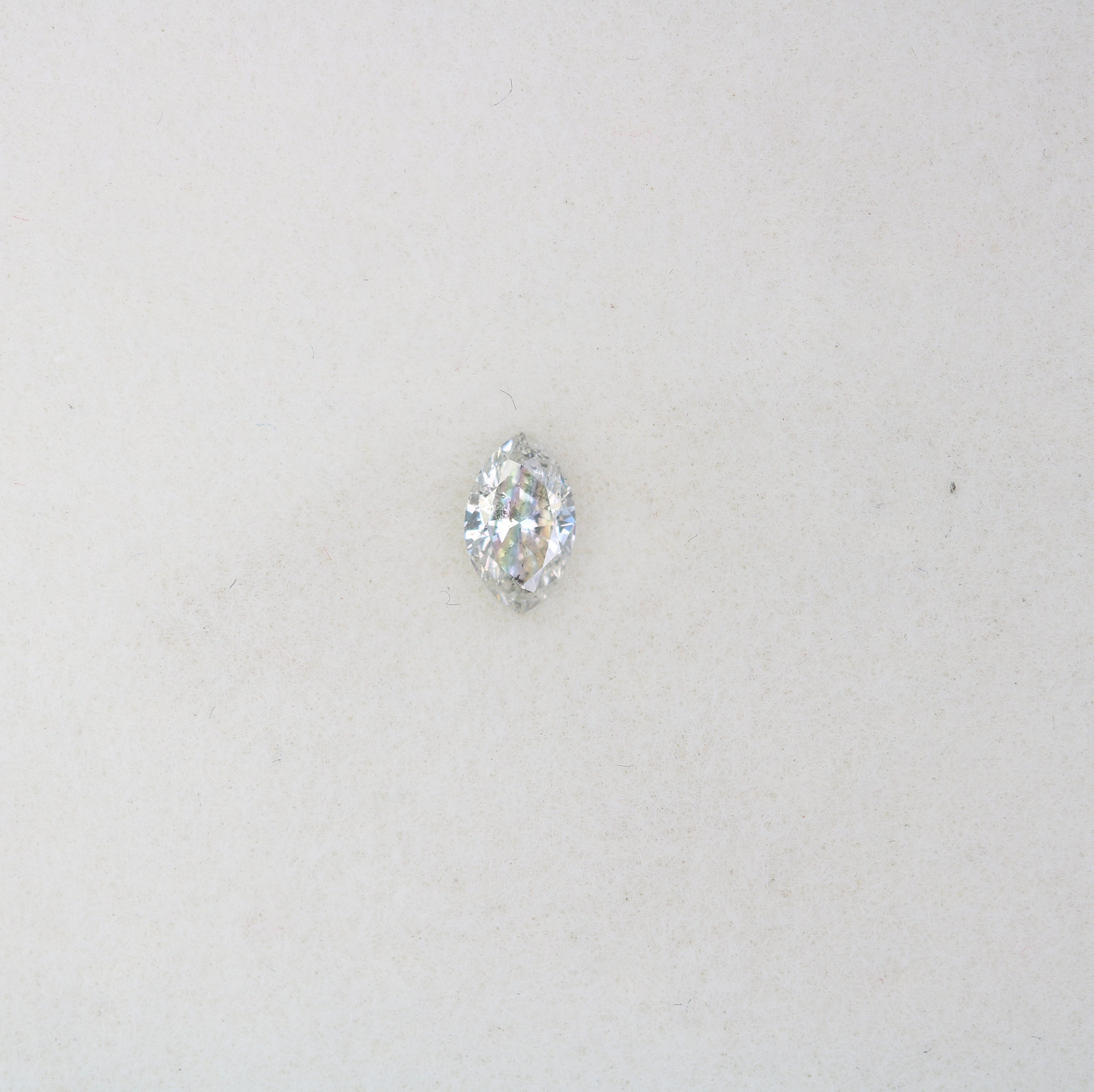 0.15 CT Salt And Pepper Marquise Shape Natural Diamond For Engagement Ring