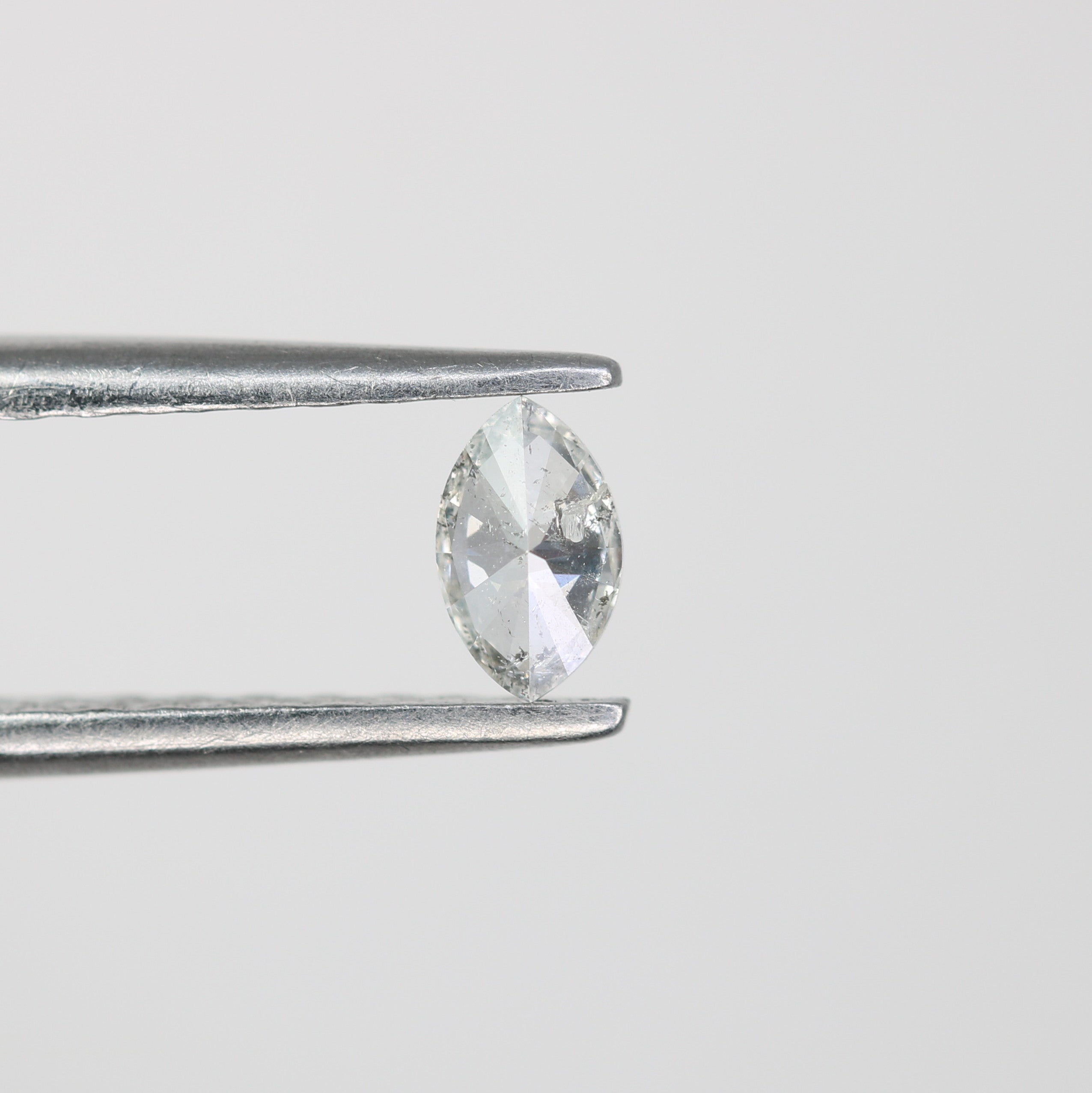 0.15 CT Salt And Pepper Marquise Shape Natural Diamond For Engagement Ring
