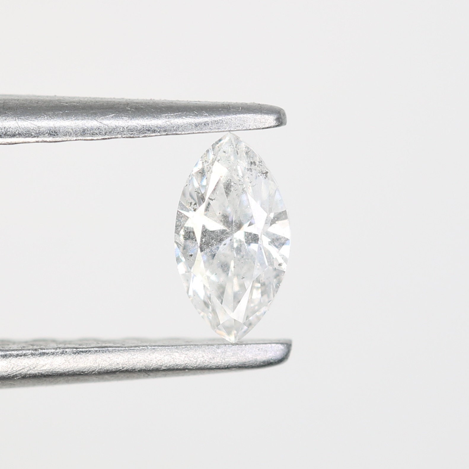 0.18 CT Marquise Cut White Salt and Pepper Loose Natural Diamond - Ideal for Engagement Rings, Necklaces, Earrings, and Custom Jewelry - JayKrishna Diamond