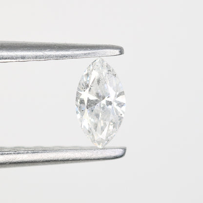 0.18 CT Marquise Cut White Salt and Pepper Loose Natural Diamond - Ideal for Engagement Rings, Necklaces, Earrings, and Custom Jewelry - JayKrishna Diamond