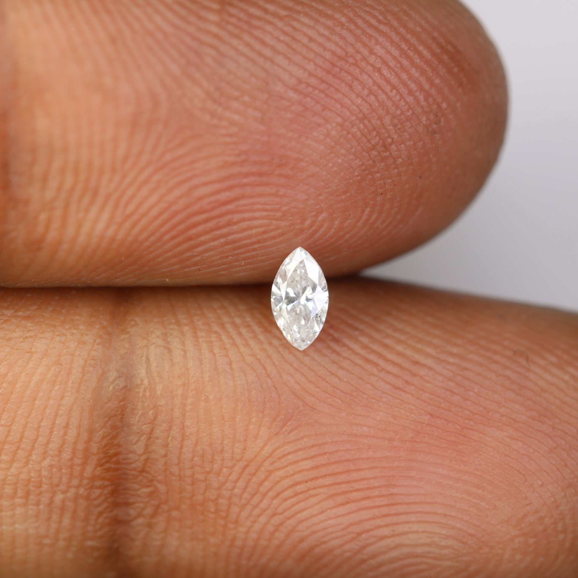 0.18 CT Marquise Cut White Salt and Pepper Loose Natural Diamond - Ideal for Engagement Rings, Necklaces, Earrings, and Custom Jewelry - JayKrishna Diamond