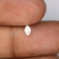 0.19 CT Marquise Shape Salt And Pepper Natural Diamond For Engagement Ring
