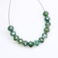 3.33 Carat Green Color Round Shape Polished Drilled Diamond Beads Necklace