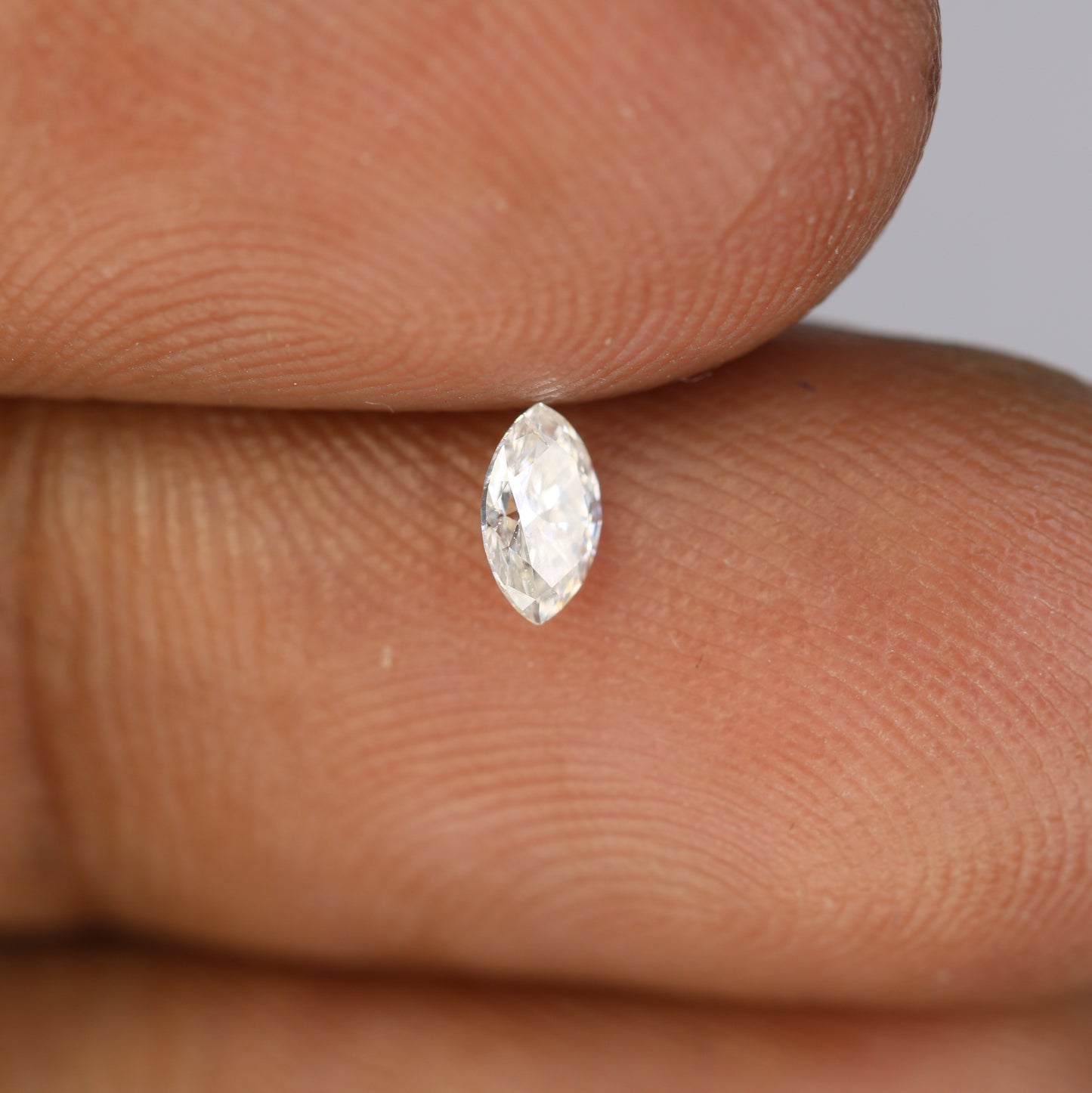 0.20 CT Salt And Pepper Marquise Shape Natural Diamond For Engagement Ring