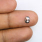 0.86 CT Oval Cut Natural Salt And Pepper Loose Diamond For Engagement Ring