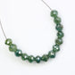 2.32 Carat Fancy Green Color Loose Round Beads For Diamond Necklace