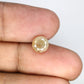 2.04 CT 7.40 MM Natural Grey Round Brilliant Cut Loose Diamond For Wedding Ring