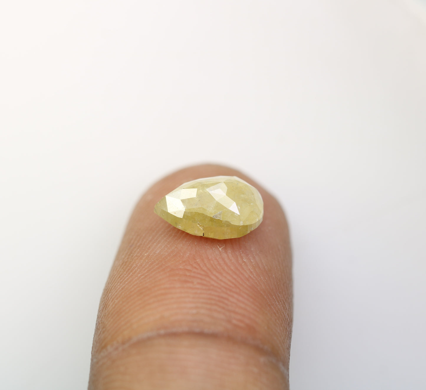 2.66 CT Light Green Pear Shape Diamond For Engagement Ring