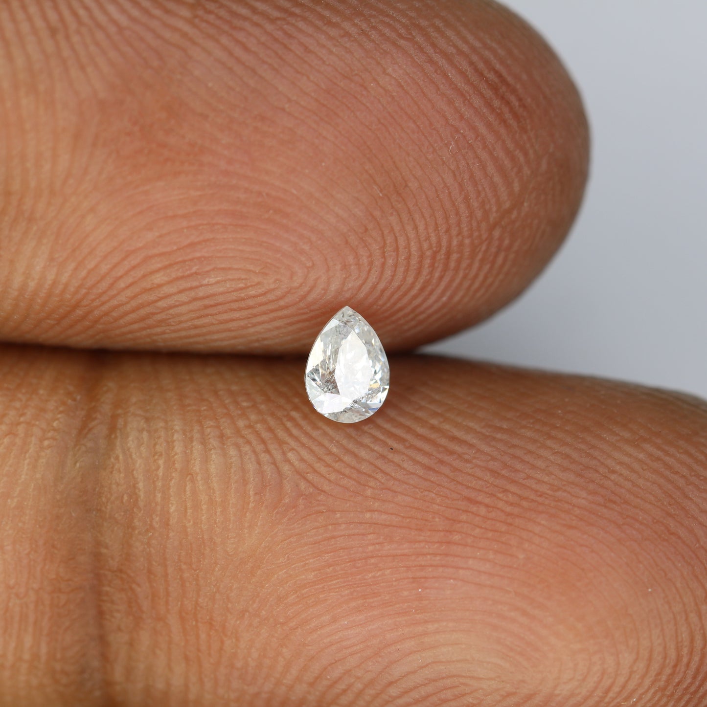 0.25 CT Pear Cut Natural Loose White Diamond For Engagement Ring