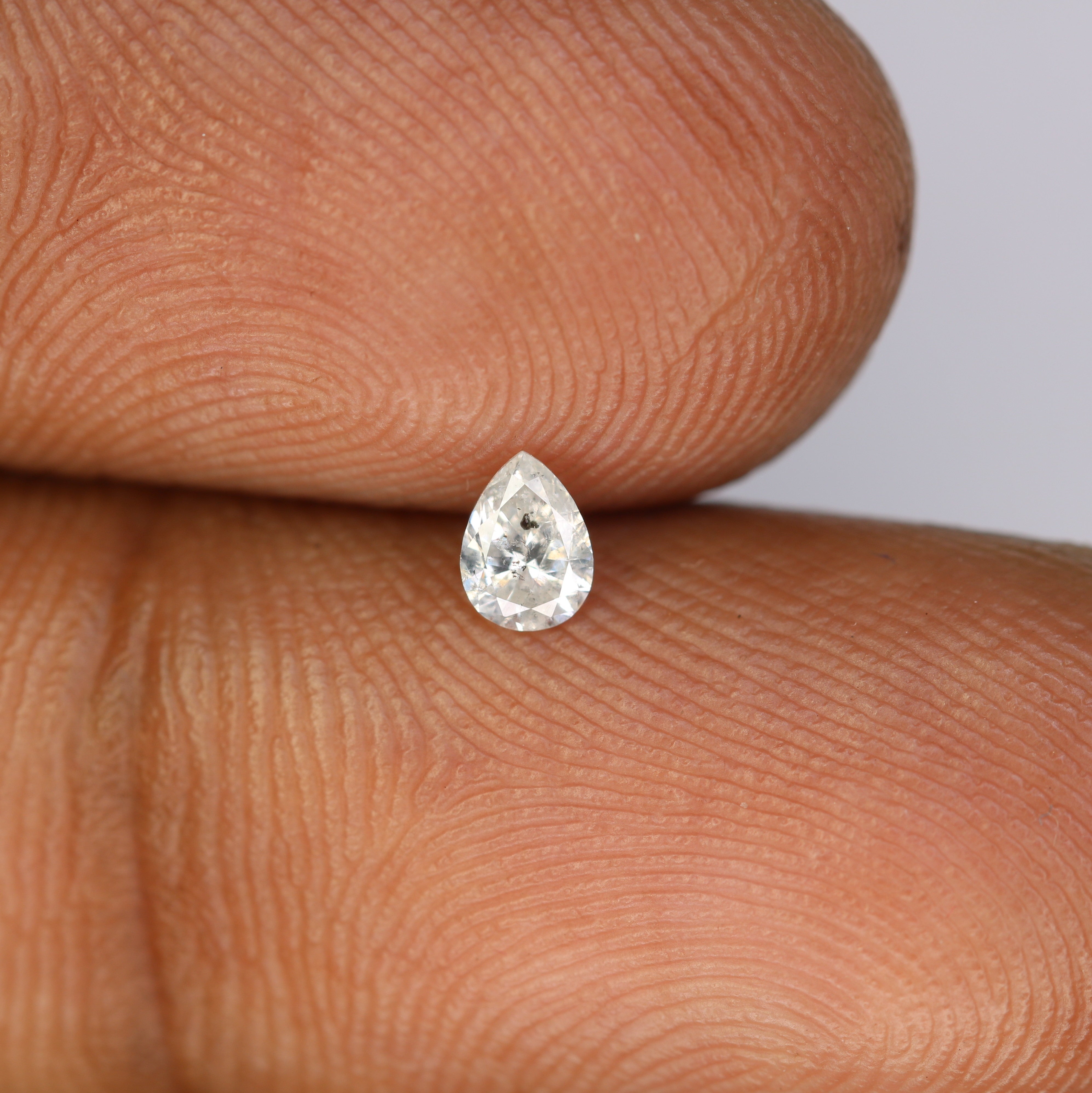0.20 CT Pear Cut Natural Loose White Diamond For Engagement Ring