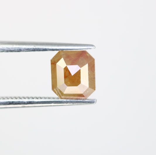 1.14 CT Reddish Emerald Shape Diamond For Engagement Ring - JayKrishna Diamond