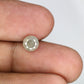1.52 CT 6.70 MM Loose Grey Round Brilliant Cut Diamond For Engagement Ring