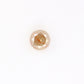1.32 CT Round Brilliant Cut Fancy Peach 6.30 MM Diamond For Designer Jewelry