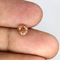 1.24 CT Natural Fancy Red 6.20 MM Round Brilliant Cut Diamond For Designer Ring