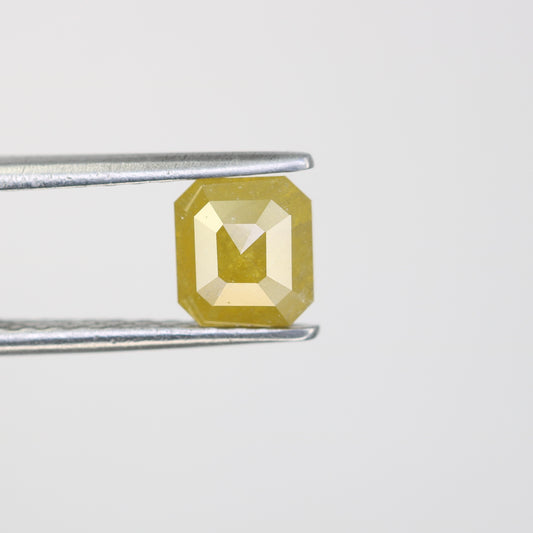 1.25 CT Yellow Emerald Cut  Diamond For Engagement Ring - JayKrishna Diamond