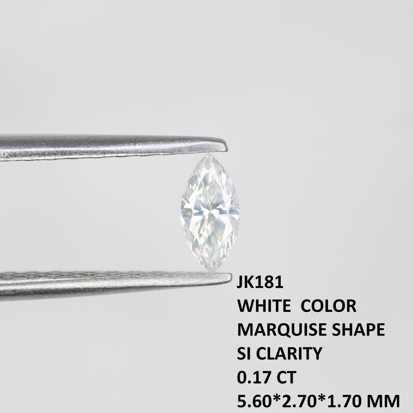 0.17 CT Marquise Shape White Loose Diamond For Engagement Ring