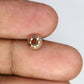 1.20 CT Loose Grey 6.20 MM Round Brilliant Cut Diamond For Engagement Ring