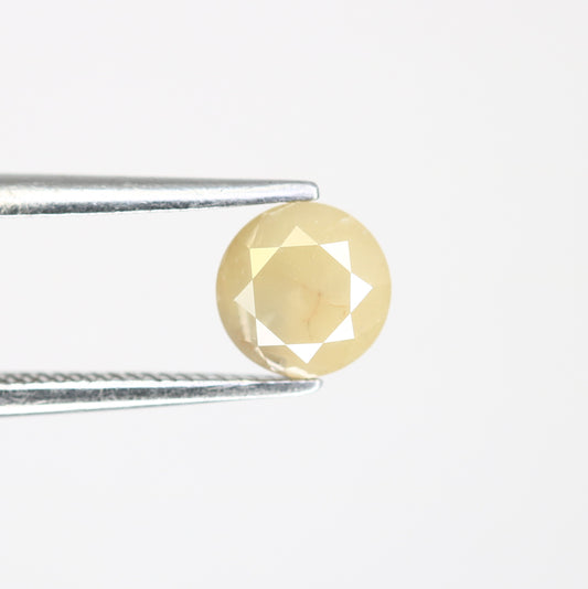 0.98 CT Loose Light Grey 5.70 MM Round Brilliant Cut Natural Diamond For Statement Ring - JayKrishna Diamond