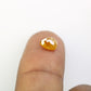 1.44 CT Pear Shape Orange Diamond For Engagement Ring