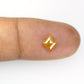 1.24 CT Kite Shape Orange Diamond For Engagement Ring