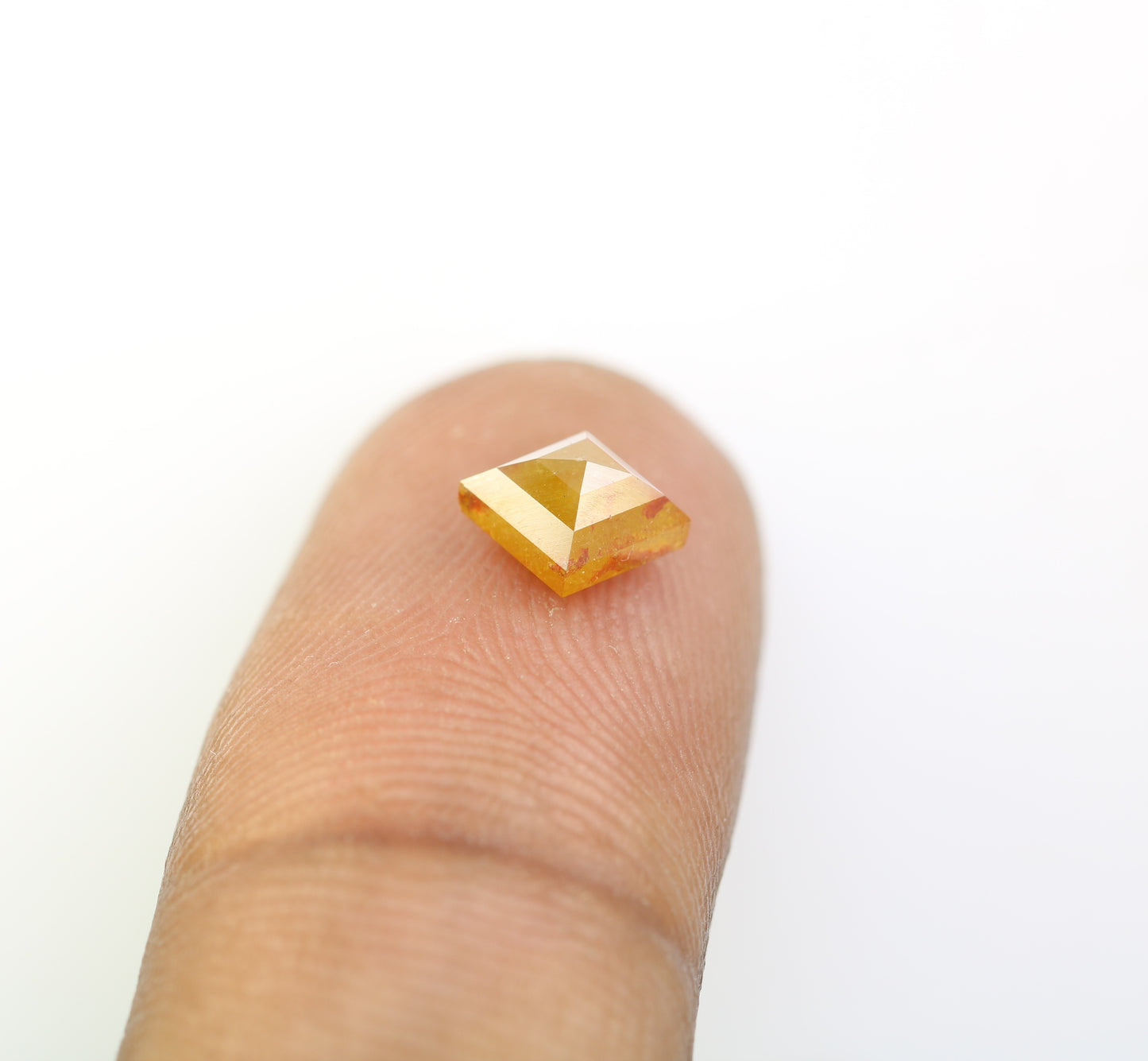 1.24 CT Kite Shape Orange Diamond For Engagement Ring
