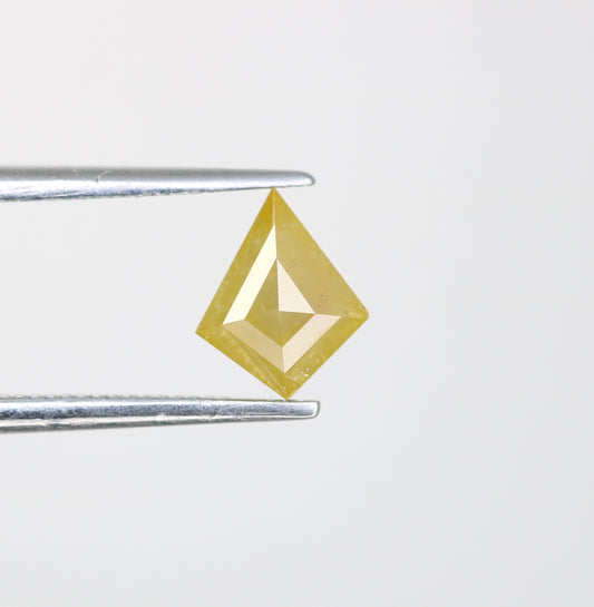 0.92 CT Yellow Kite Cut Diamond For Engagement Ring - JayKrishna Diamond