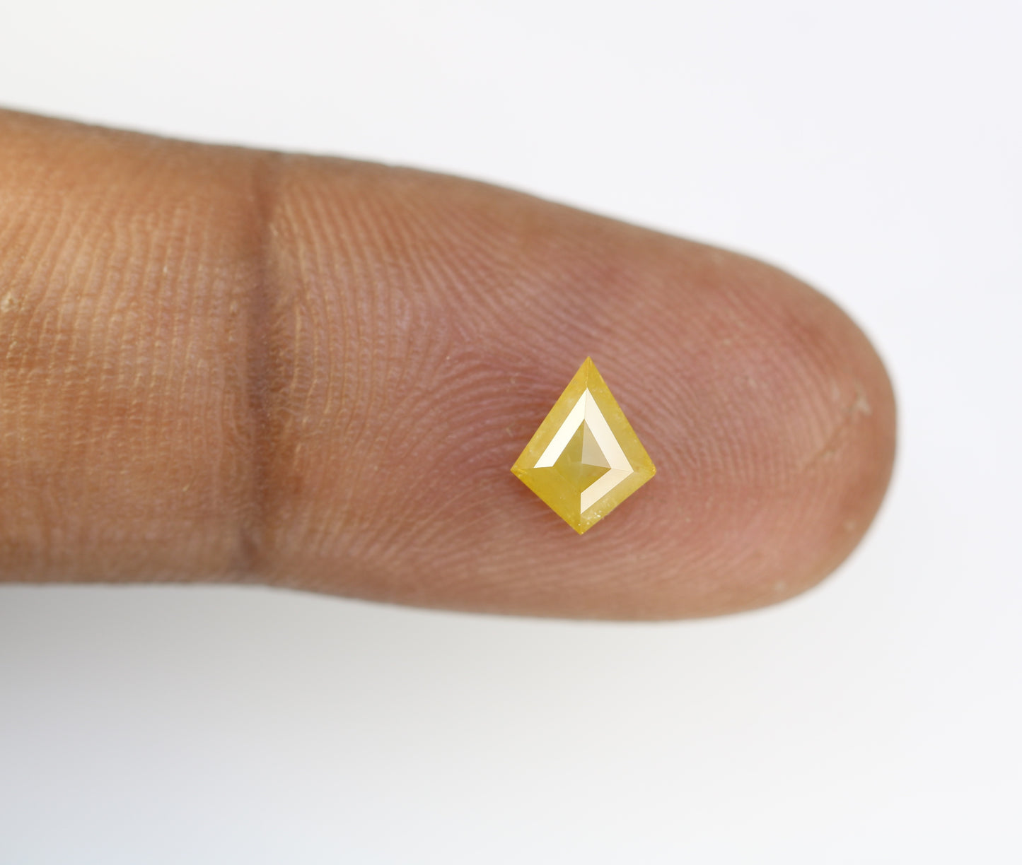 0.92 CT Yellow Kite Cut Diamond For Engagement Ring