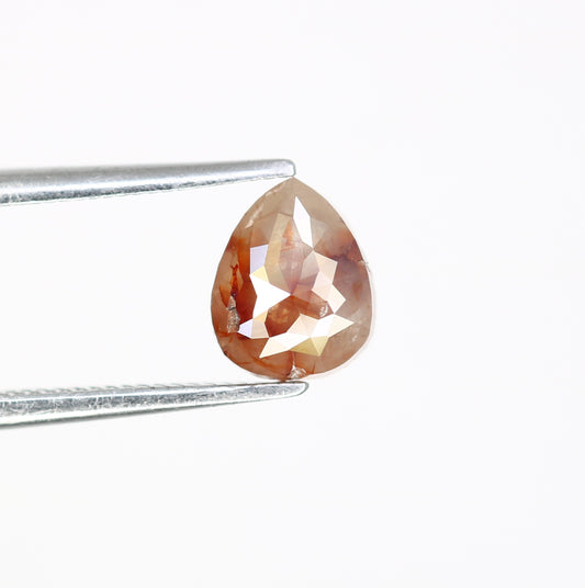 1.04 Carat Natural Loose Red Color Pear Shaped 6.80 MM Diamond For Engagement Ring - JayKrishna Diamond
