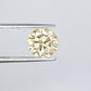 1.27 CT Light Orange Round Brilliant Cut Moissanite Diamond For Engagement Ring